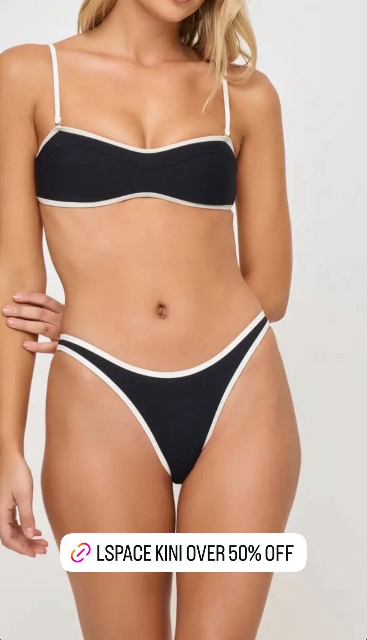 Really cute ribbed black and white bikinis on sale ! 

#LTKSaleAlert #LTKSwim #LTKSeasonal