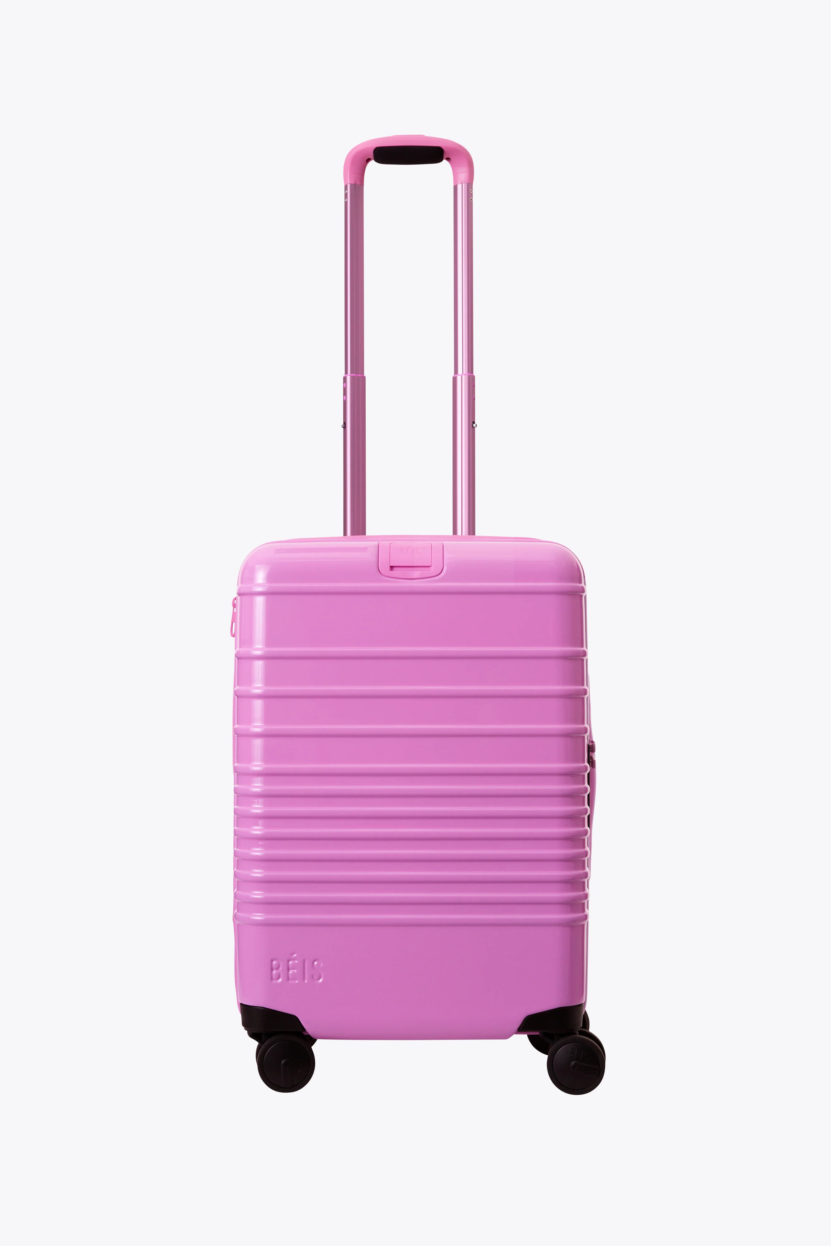 BÉIS 'The Carry-On Roller' in Glossy Berry - Durable Glossy Carry-On Roller in Berry | BÉIS Travel