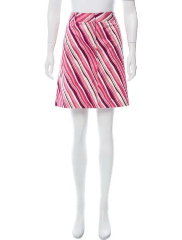 Magaschoni Striped Mini Skirt | The Real Real, Inc.