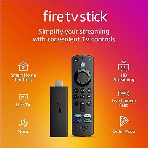 Fire TV Stick with Alexa Voice Remote (includes TV controls), free & live TV, HD streaming device | Amazon (US)