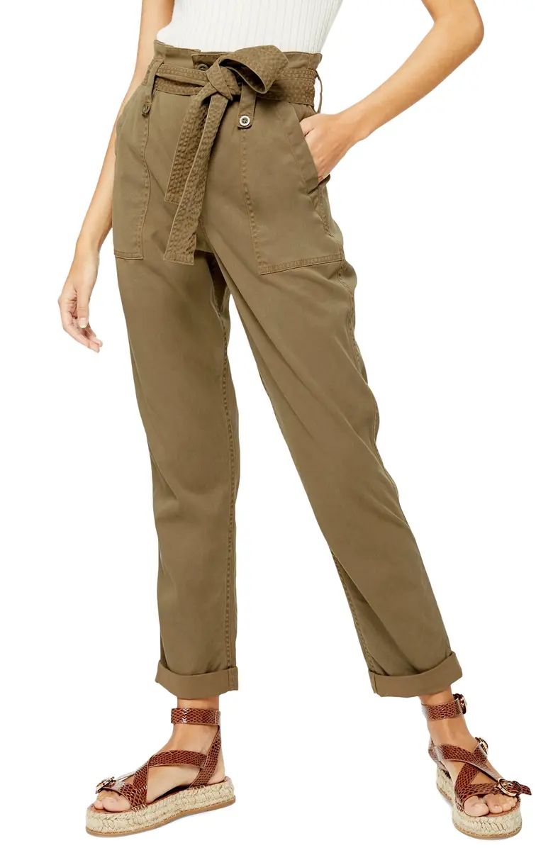 Rory Paperbag Waist Utility Trousers | Nordstrom