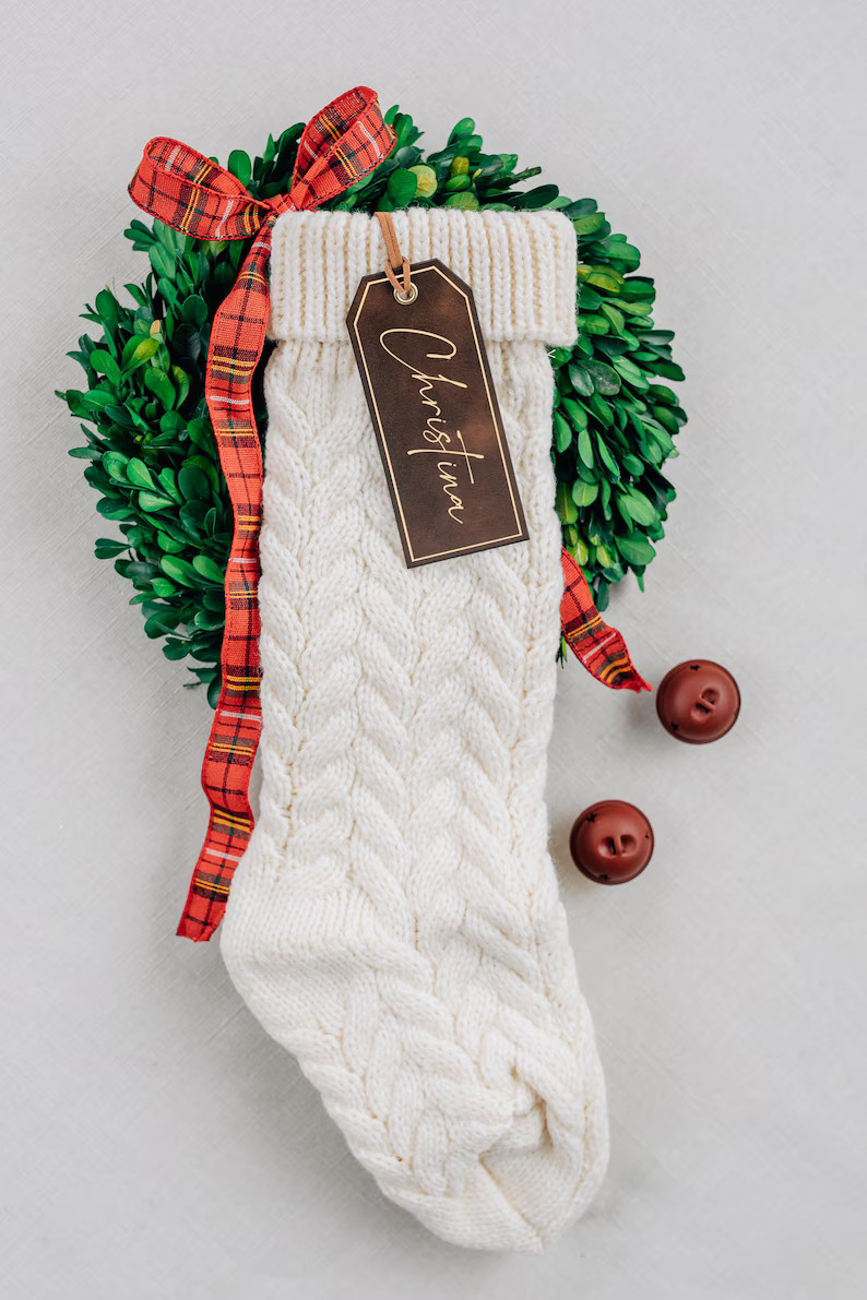 Christmas Stocking Name Tag - Personalized Christmas Stockings Tag, Holiday Gift Decor - Christma... | Etsy (US)