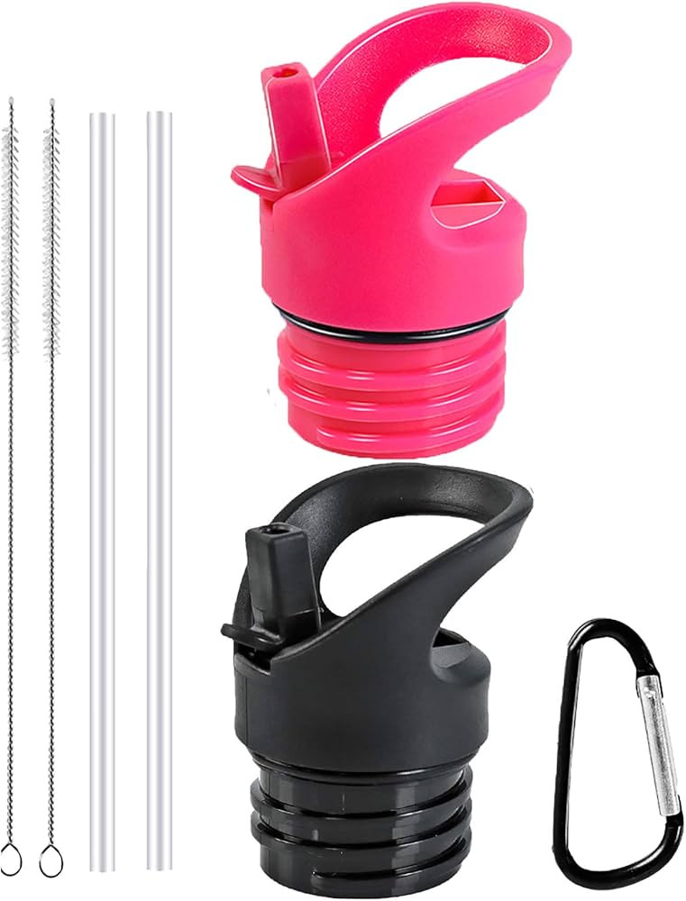 Amazon.com: XACIOA Straw Lid Compatible with Hydro Flask Standard Mouth Bottle & Simple Modern Na... | Amazon (US)