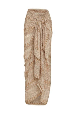 St Tropez Sarong - Porto Cervo Gold | Monday Swimwear