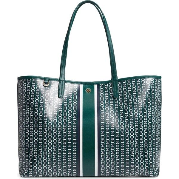 Tory Burch Gemini Link Coated Canvas Tote Norwood | Bed Bath & Beyond