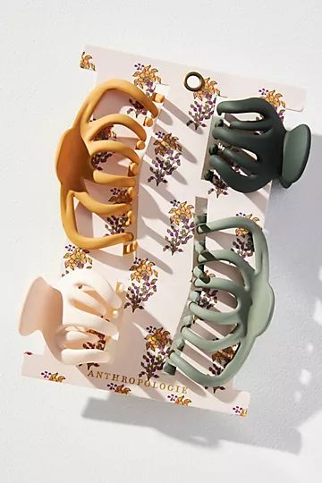 Set of Four Claw Clips | Anthropologie (US)