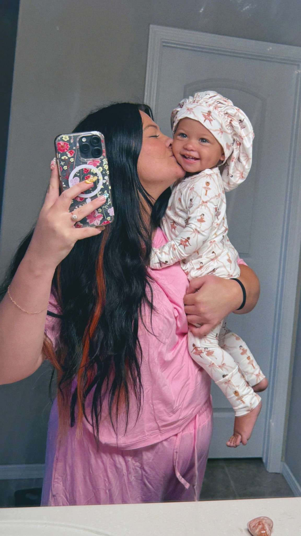 cutest, comfiest bamboo pajamas with matching bonnets for the whole family 🩷 

#LTKFindsUnder100 #LTKFamily #LTKBaby