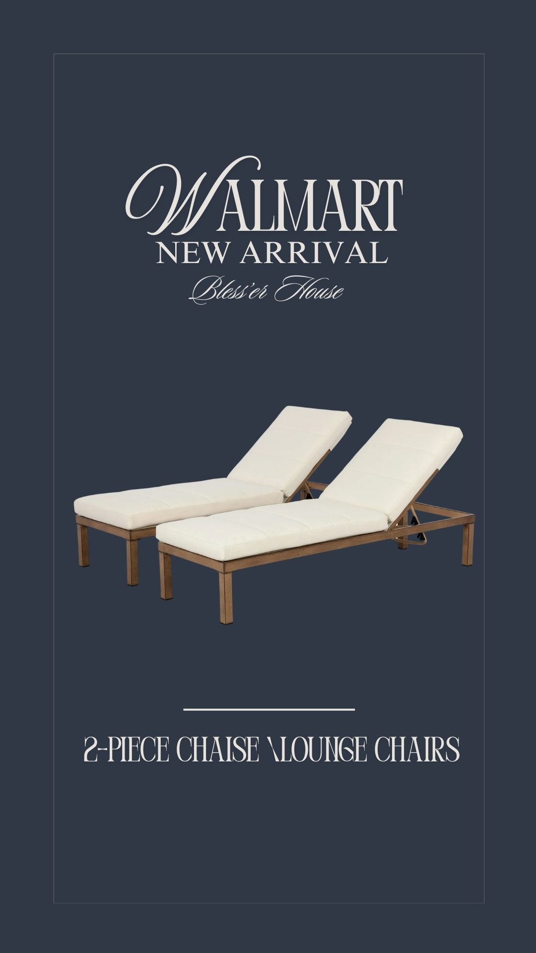 New outdoor chaise lounge chairs! 


outdoor furniture, pool loungers, walmart, better homes and gardens, outdoor chair 

 #LTKSeasonal