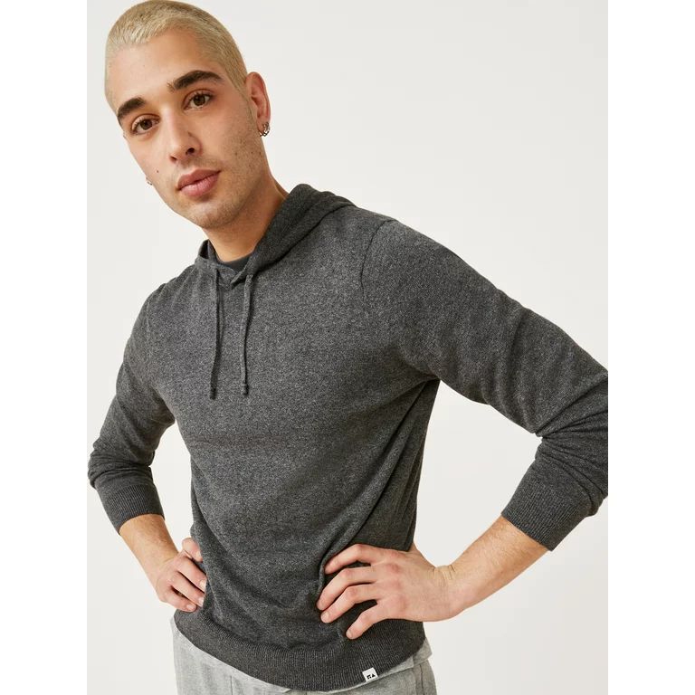 Free Assembly Long Sleeve Hoodie Pullover Hooded Relaxed Fit Sweater (Men's) 1 Pack | Walmart (US)
