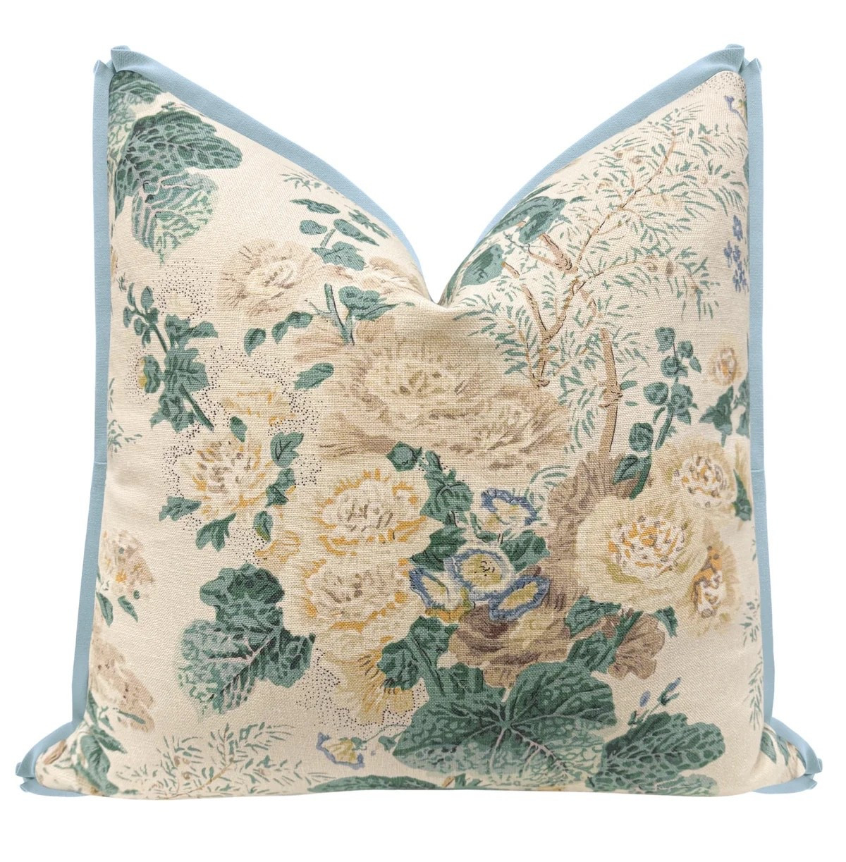 Back in stock - Lee jofa floral pillow spring pillows 