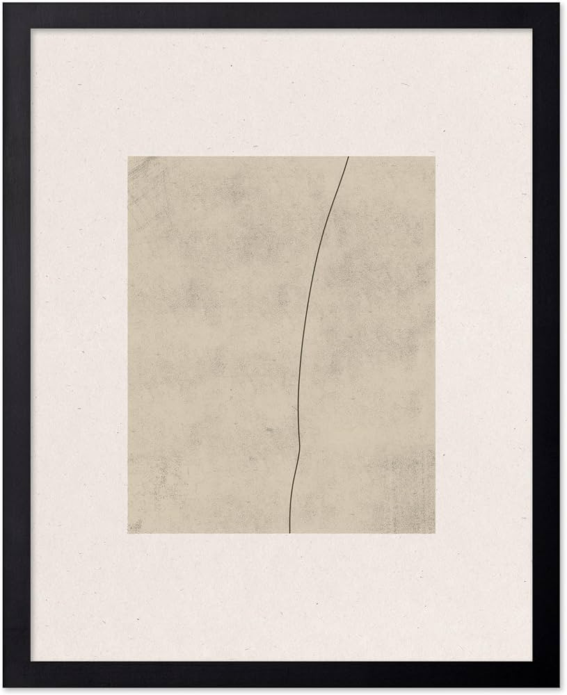 Monem Art Minimalist Abstract Line Print - Neutral Contemporary Sketch Poster - Wall Decor for Li... | Amazon (US)