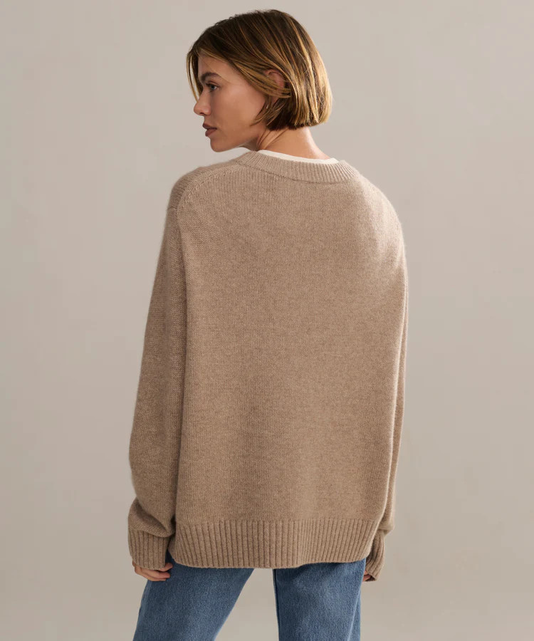 Cashmere Oversized Crewneck | Jenni Kayne