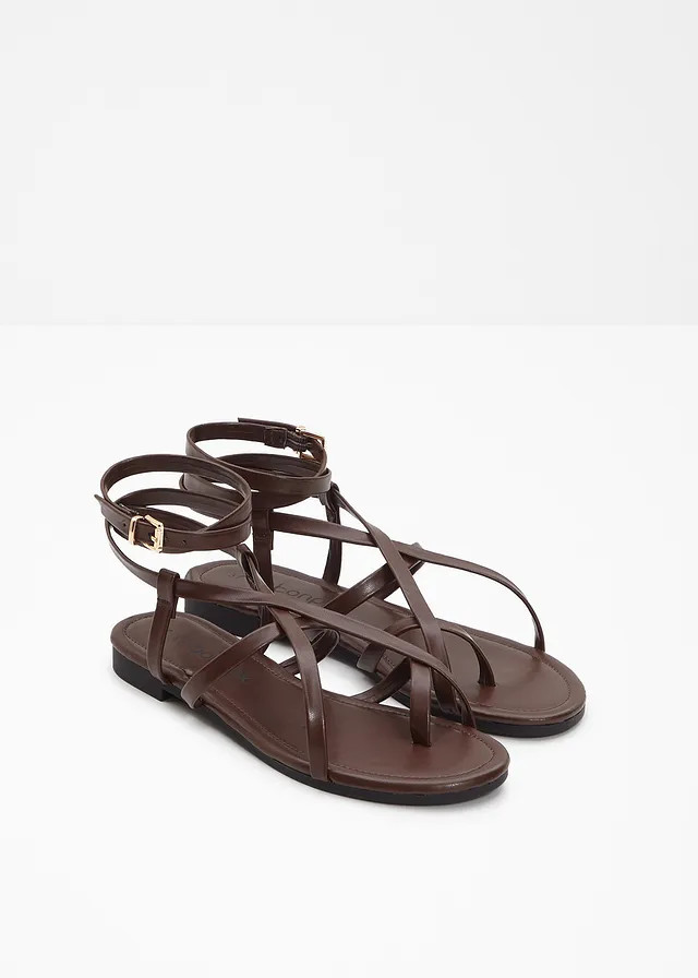Sandalen donkerbruin | Bonprix NL (Influencer)