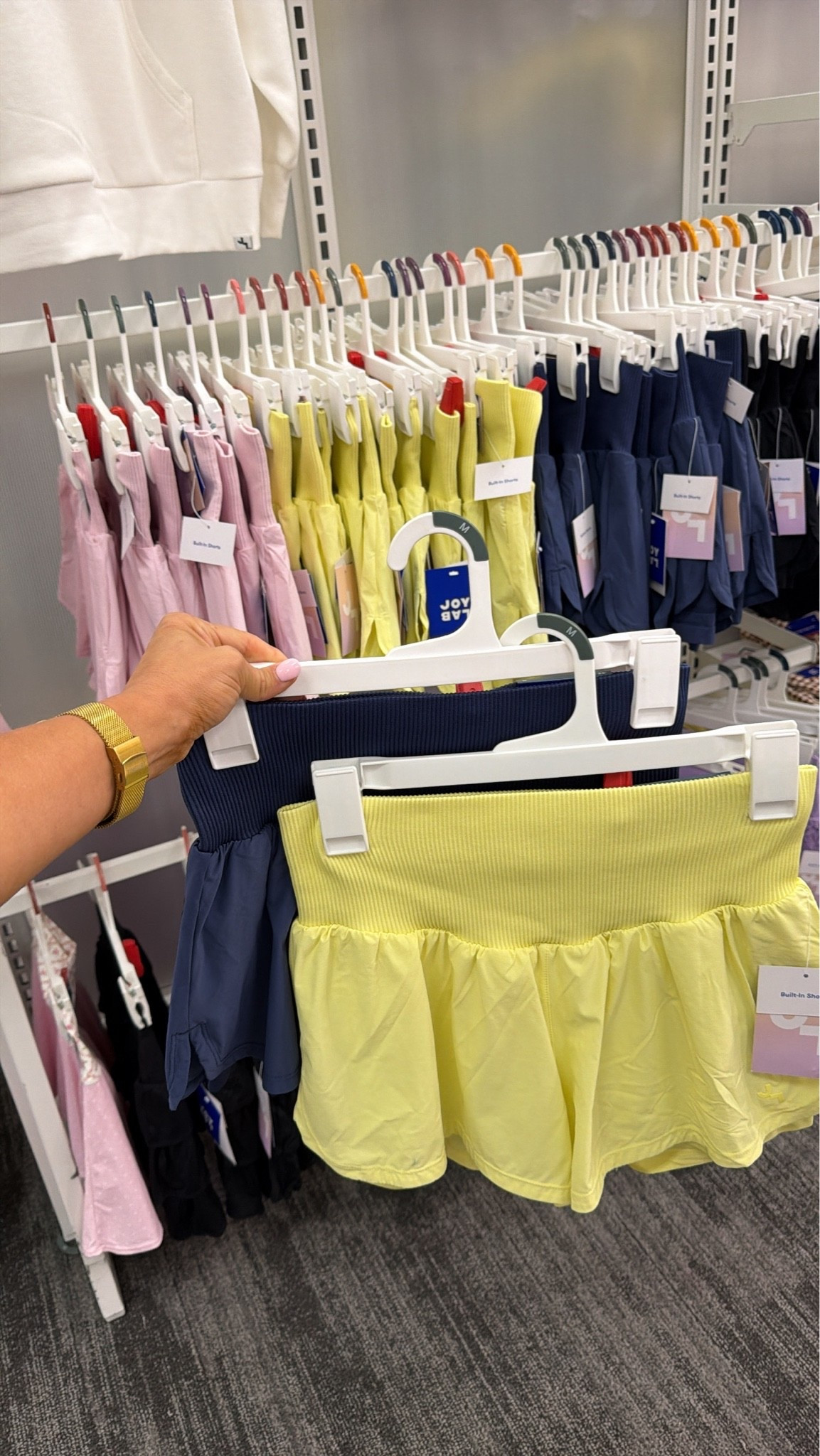 Okay but why are these Target shorts so cute?! 💛 I grabbed the yellow and immediately wanted every color. They’re lightweight, comfy, have built-in shorts, and are perfect for walks, workouts, errands, or just throwing on during the summer.

Size XS, 5’3 for reference

#LTKStyle #LTKFinds #TargetStyle #TargetFashion #AthleisureStyle #SummerStyle #TargetRun #AffordableFashion #OOTD #LTKUnder50