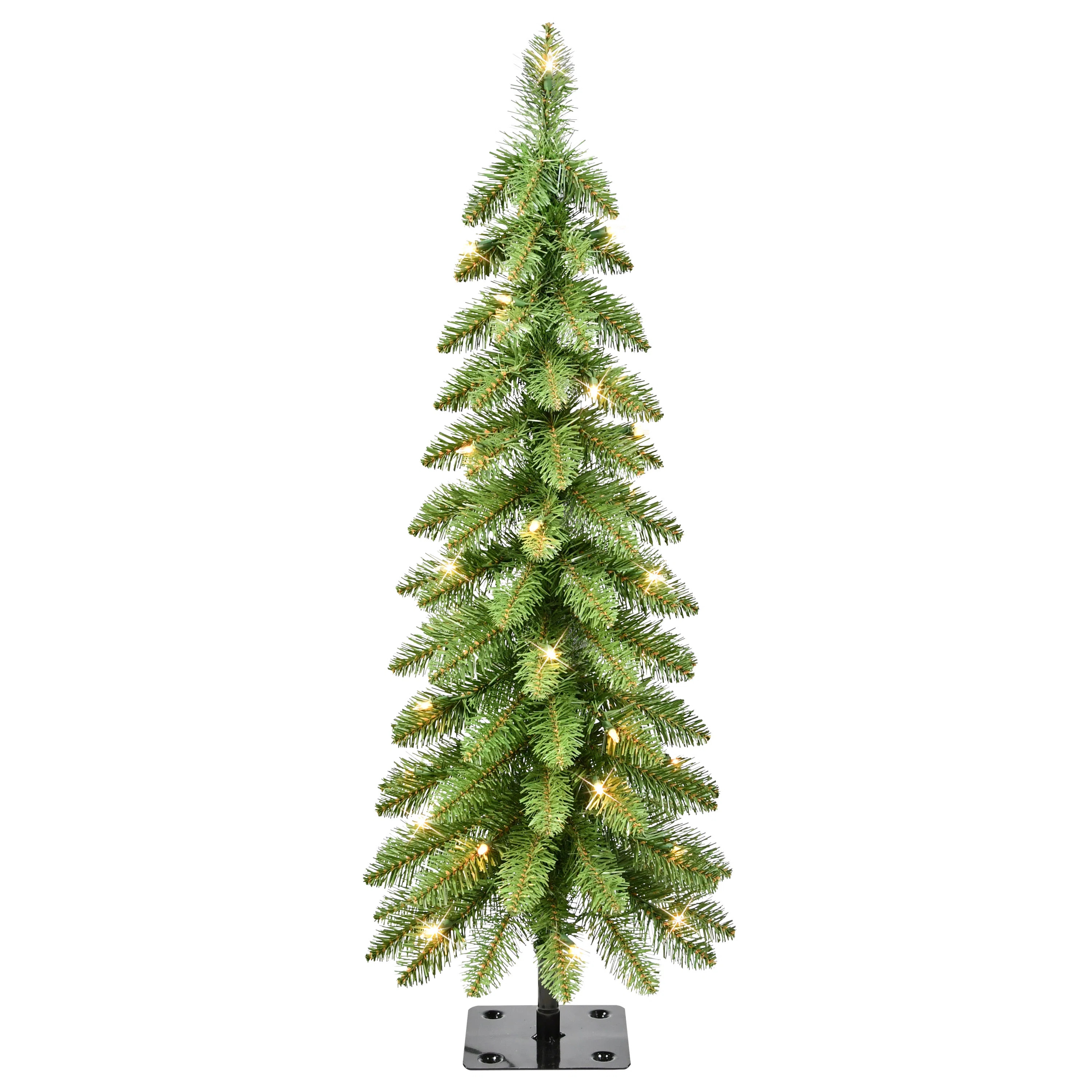 The Holiday Aisle® Pre-Lit Artificial Alpine Tree | Wayfair | Wayfair North America