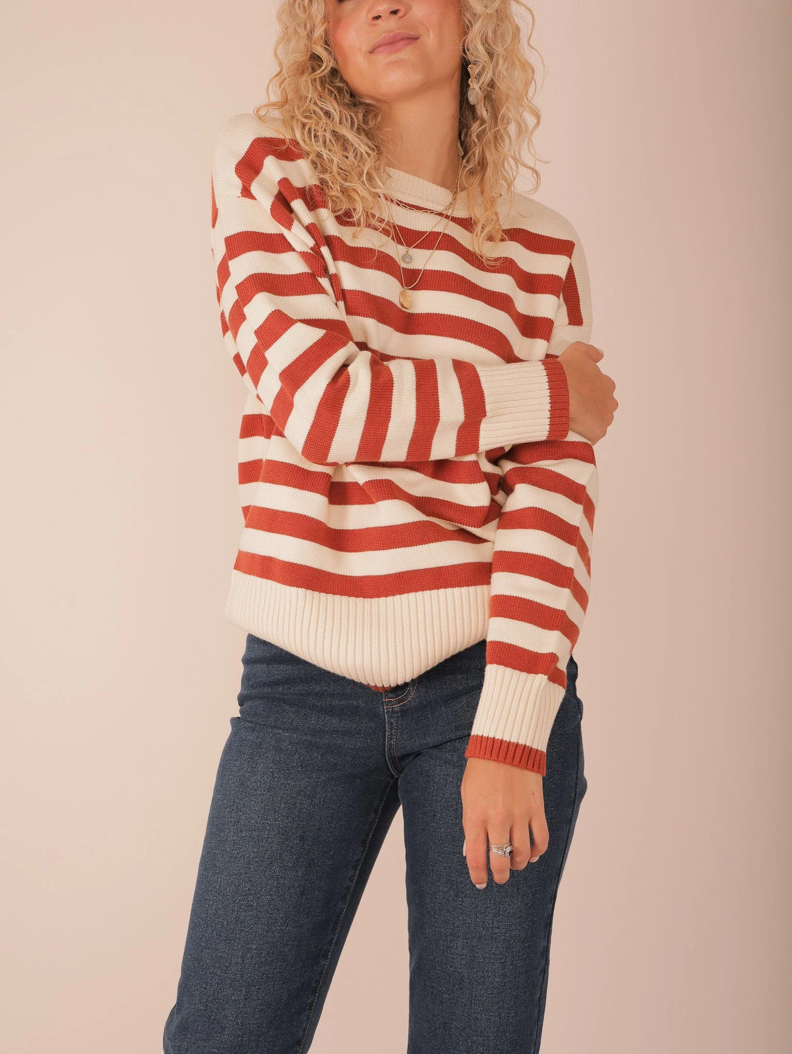 Yuka Striped Sweater - Molly Green | Molly Green
