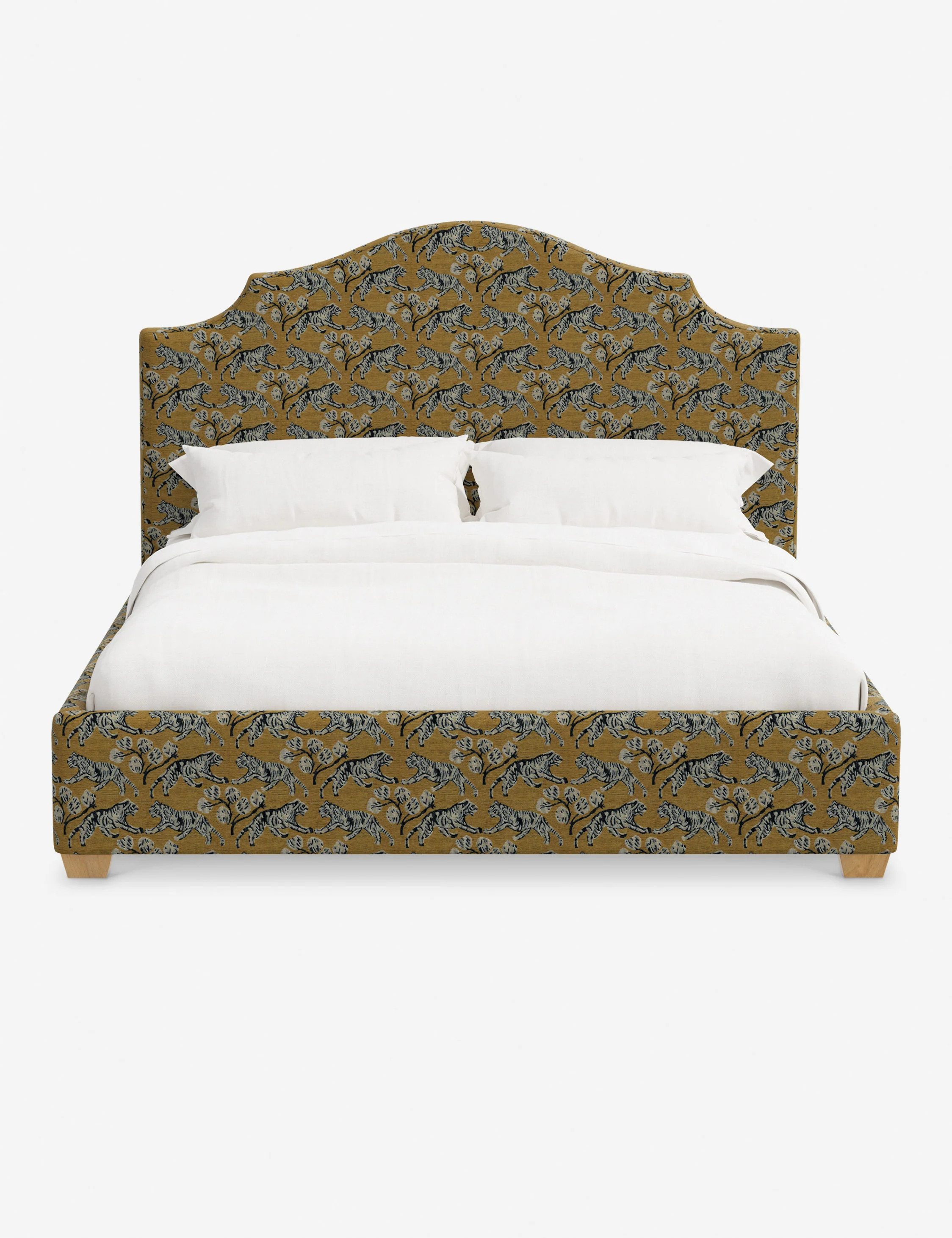 Padden Platform Upholstered Full Bed, Tiger Gold by Sarah Sherman Samuel | Lulu and Georgia 