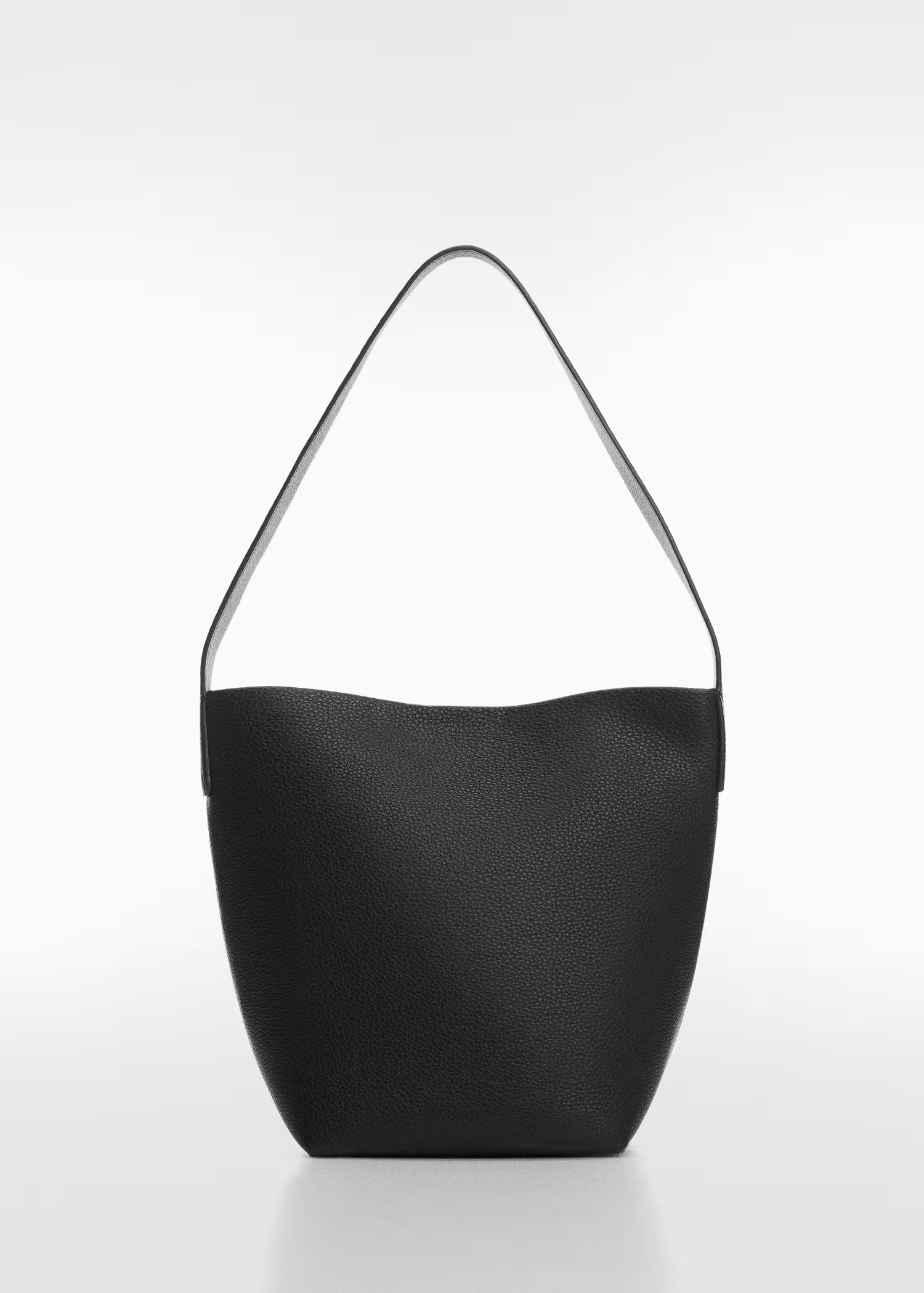 Leather effect bucket bag -  Women | Mango USA | MANGO (US)