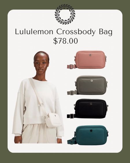 Gifts for her, gifts under $100 Lululemon crossbody bag, camera bag

#LTKunder100 #LTKHoliday #LTKGiftGuide