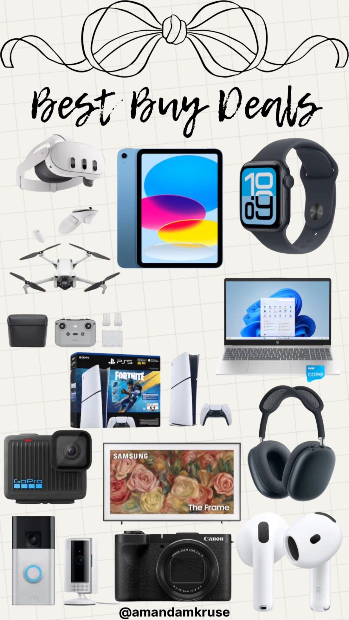 Rounded up the best gifts from Best Buy that are perfect for the tech guru! 

Tech gifts, gift guide, holiday gift guide, iPad, headphones, laptop, go pro, Samsung tv, drone 

#LTKHoliday #LTKGiftGuide