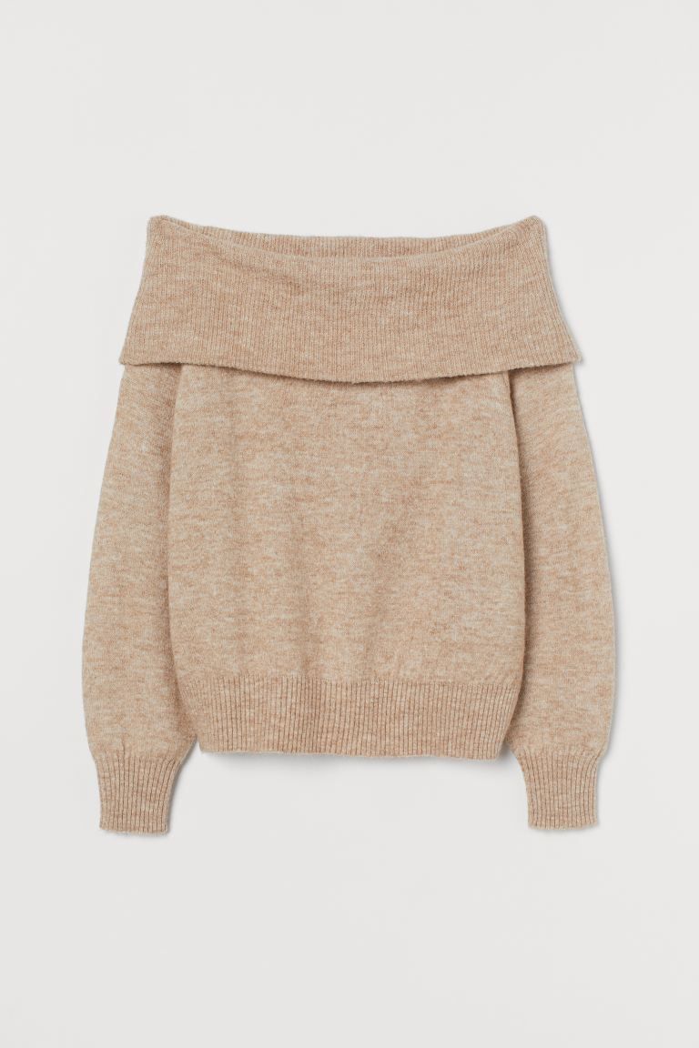 Off-the-shoulder Sweater | H&M (US + CA)