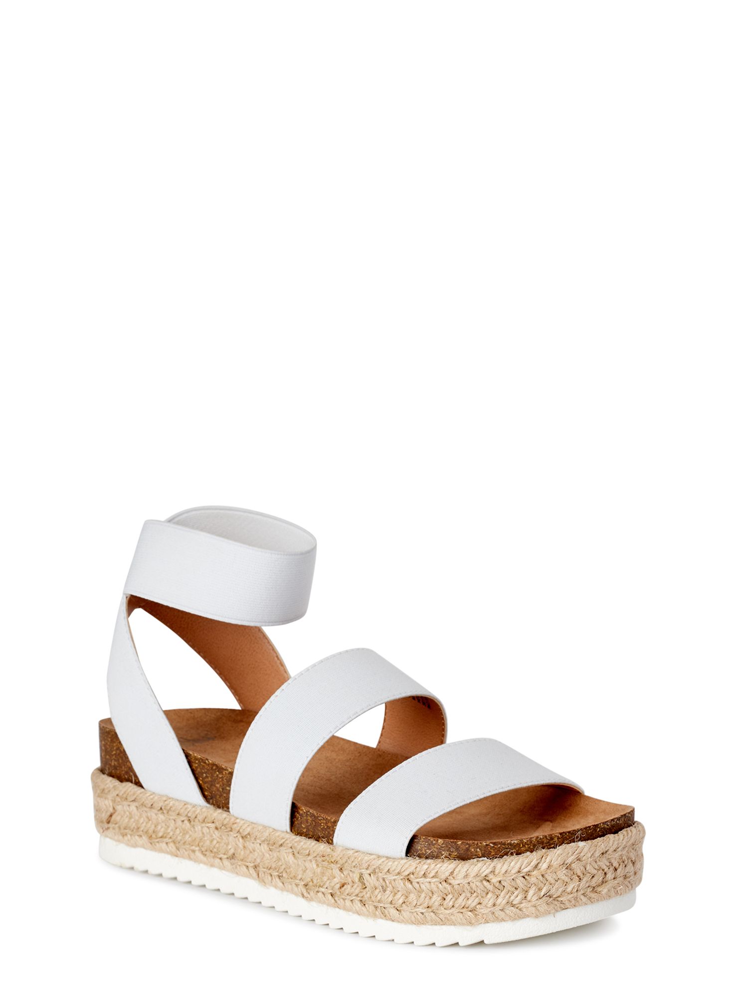 Time and Tru Women's Flatform Sandals (Wide Widths Available) | Walmart (US)