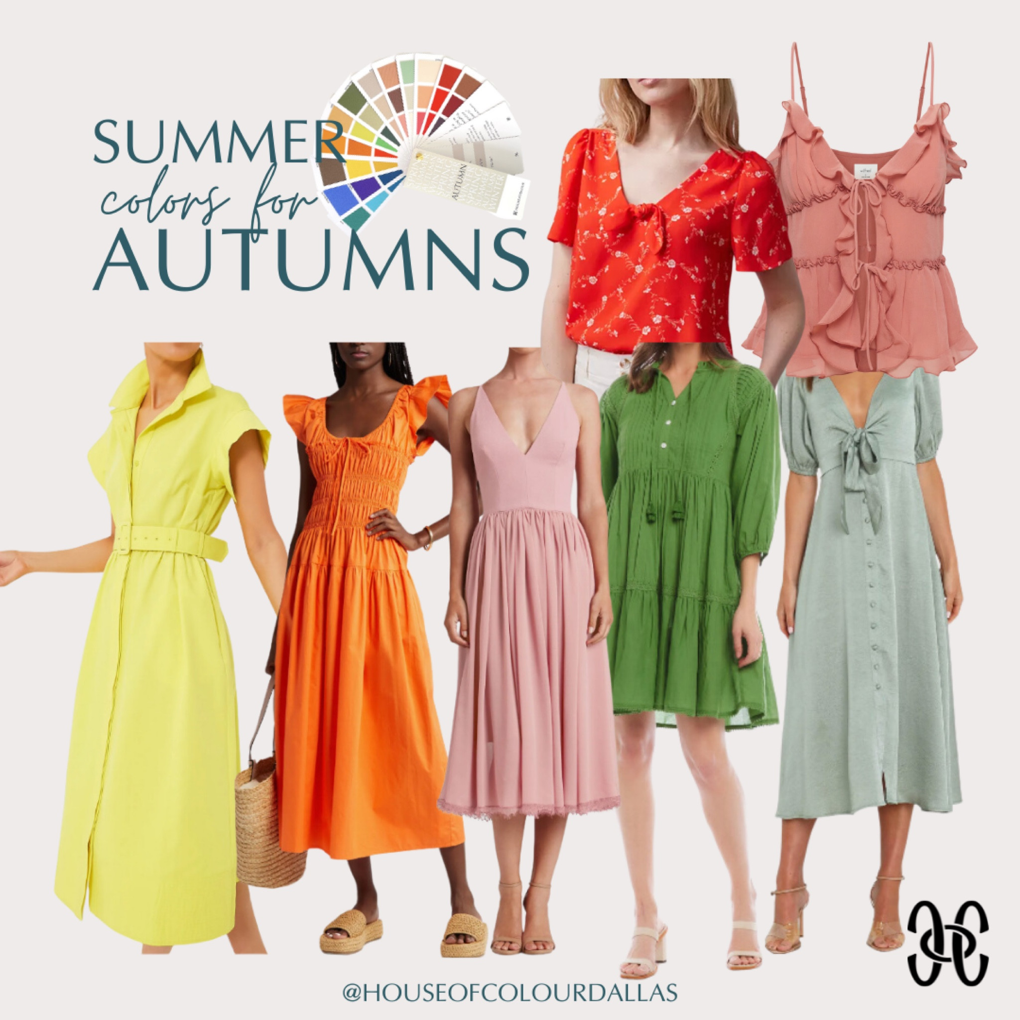 Summer colors for autumns! 
#hocautumn

#LTKSeasonal