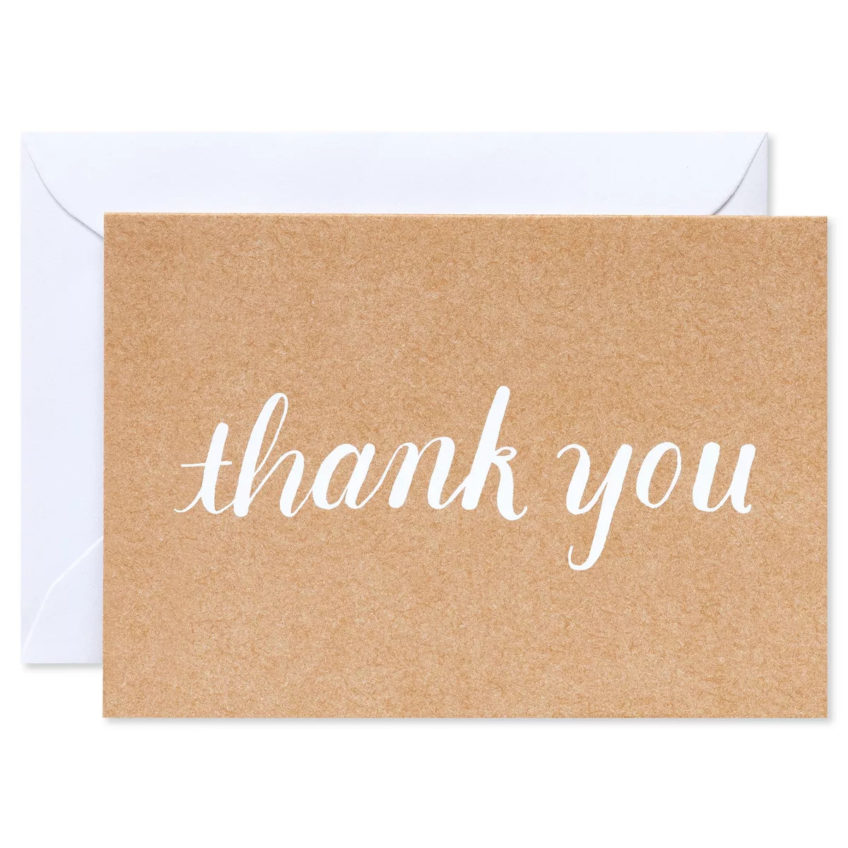 24ct Thank You Cards with Envelopes Kraft - Spritz™ | Target