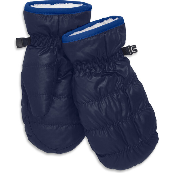 Kids Lightweight Puffer Mittens, Navy | Maisonette