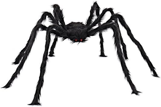 JOYIN 5 Ft. Halloween Outdoor Decorations Hairy Spider,Scary Giant Spider Fake Large Spider Hairy... | Amazon (US)