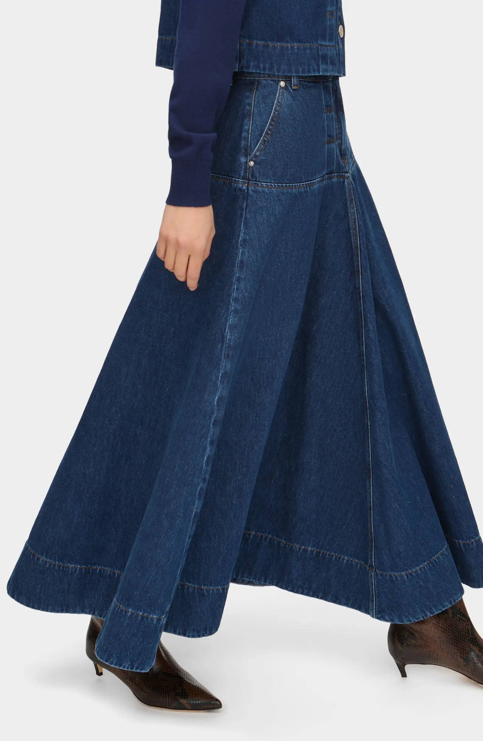 Liza Denim Maxi Skirt | Nordstrom