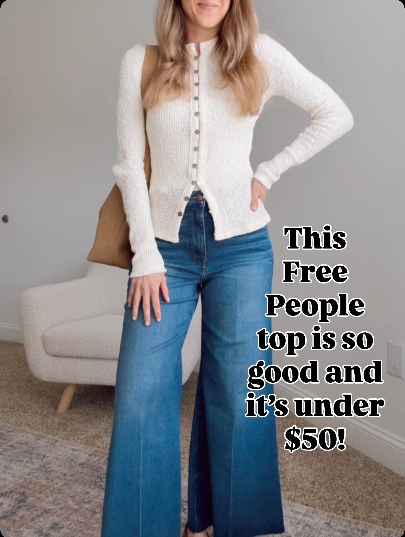 Free people top under $50, great for work!

#LTKFindsUnder50 #LTKWorkwear #LTKSaleAlert