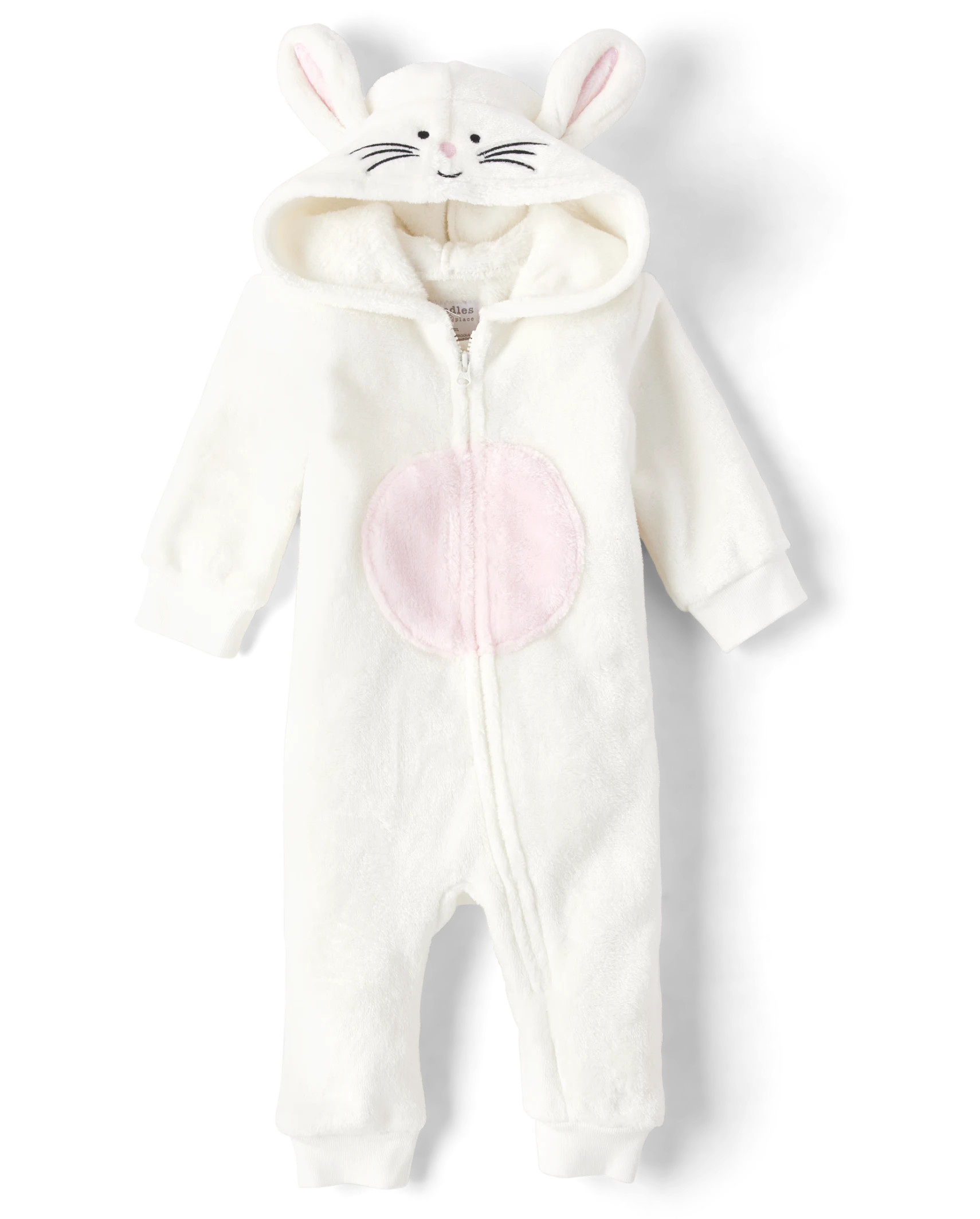 Unisex Baby Bunny Coverall - bunnys tail | The Children's Place