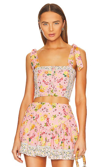 x REVOLVE Leah Top in Vita Pink | Revolve Clothing (Global)