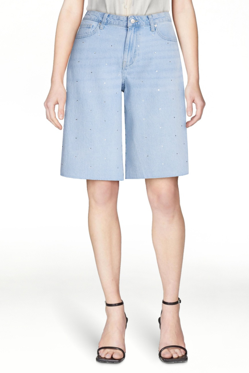 Scoop Women's and Women's Plus Denim Bermuda Shorts, Sizes 0-26W | Walmart (US)