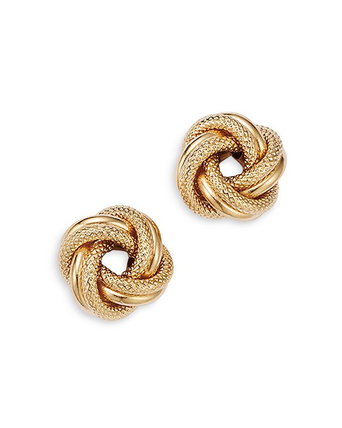 Love Knot Stud Earrings in 14K Yellow Gold- 100% Exclusive | Bloomingdale's (US)