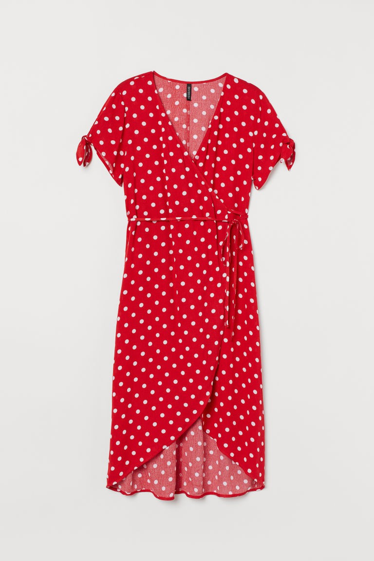 H&M+ Gemustertes Wickelkleid | H&M (DE, AT, CH, NL, FI)