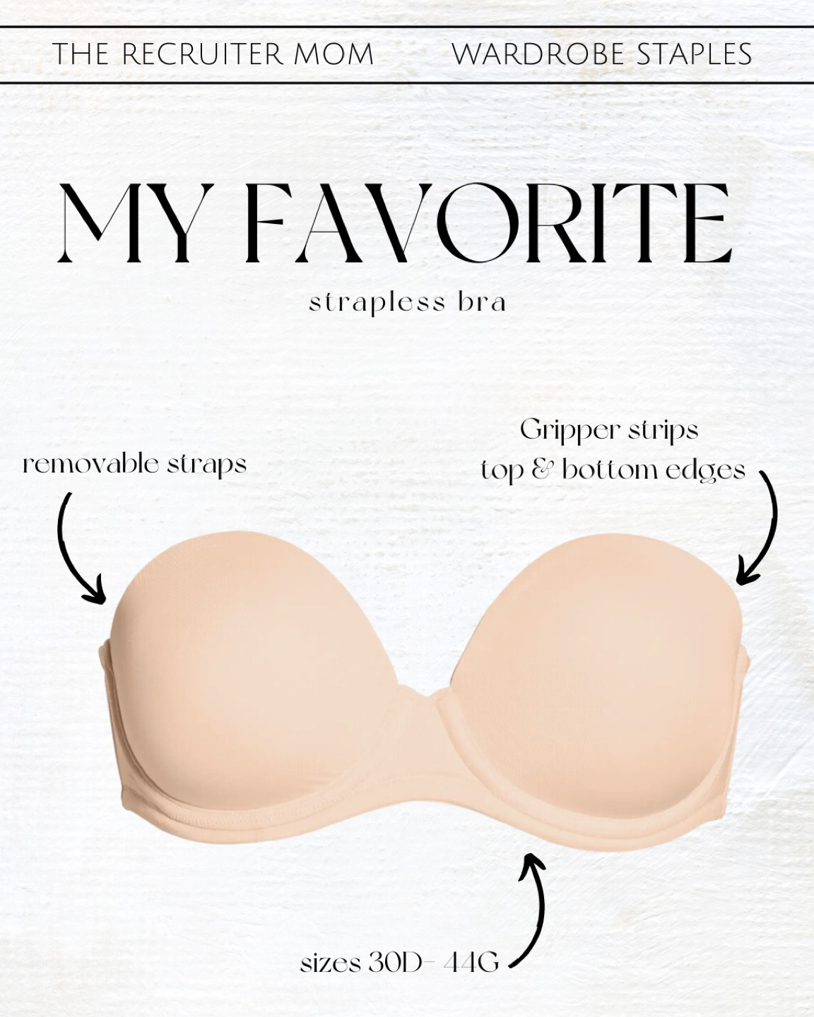 May favorite strapless bra runs tts wear 38DD

#LTKFindsUnder100 #LTKMidsize #LTKStyleTip