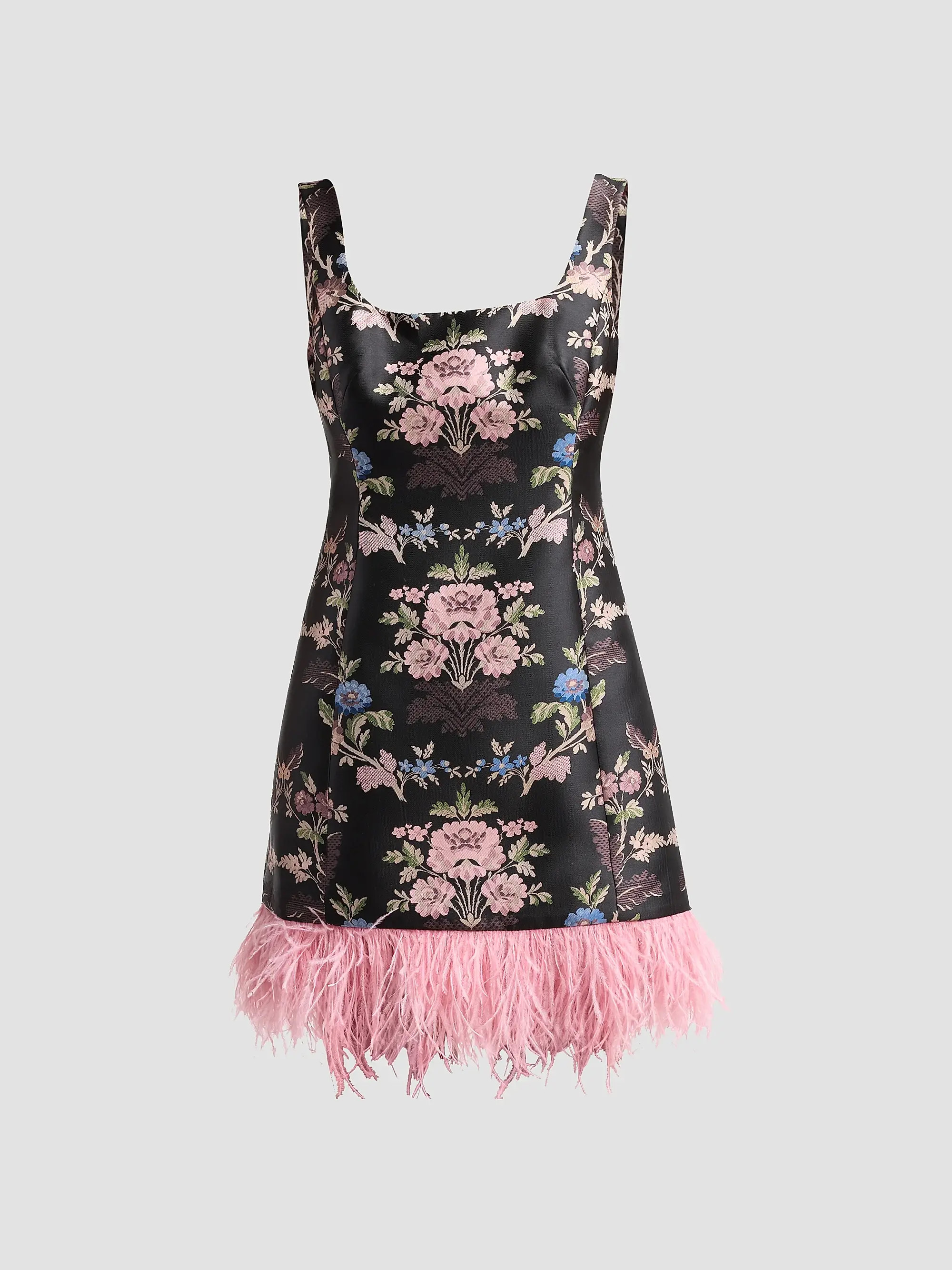 Cara Cara Fara Floral Fringe Mini Dress | Saks Fifth Avenue | Saks Fifth Avenue