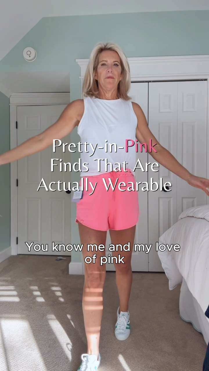 You know I love pink — and these shorts are a must. Comfortable, flattering, not too short, and easy to wear for workouts, errands, or vacation days. Mix them with a cardigan, a tee, or a matching set and you’re done. Cute without trying too hard. 

 #LTKgrwm #LTKfitnessgoals #LTKActive