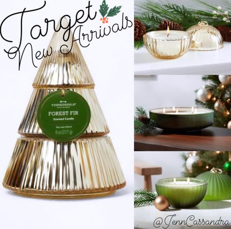 Targets New Arrival Candles!!  Glass ornaments, trees, and large 5 wick bowls in Forest Fir!!  Super cute to add to your holiday decor!!

#Christmas #ChristmasCandle #Target #TargetChristmas #Holiday #HolidayDecor 

#LTKHoliday #LTKSeasonal #LTKhome
