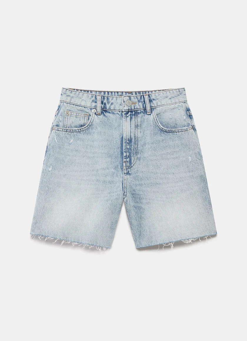Light Indigo Denim Shorts | Mint Velvet