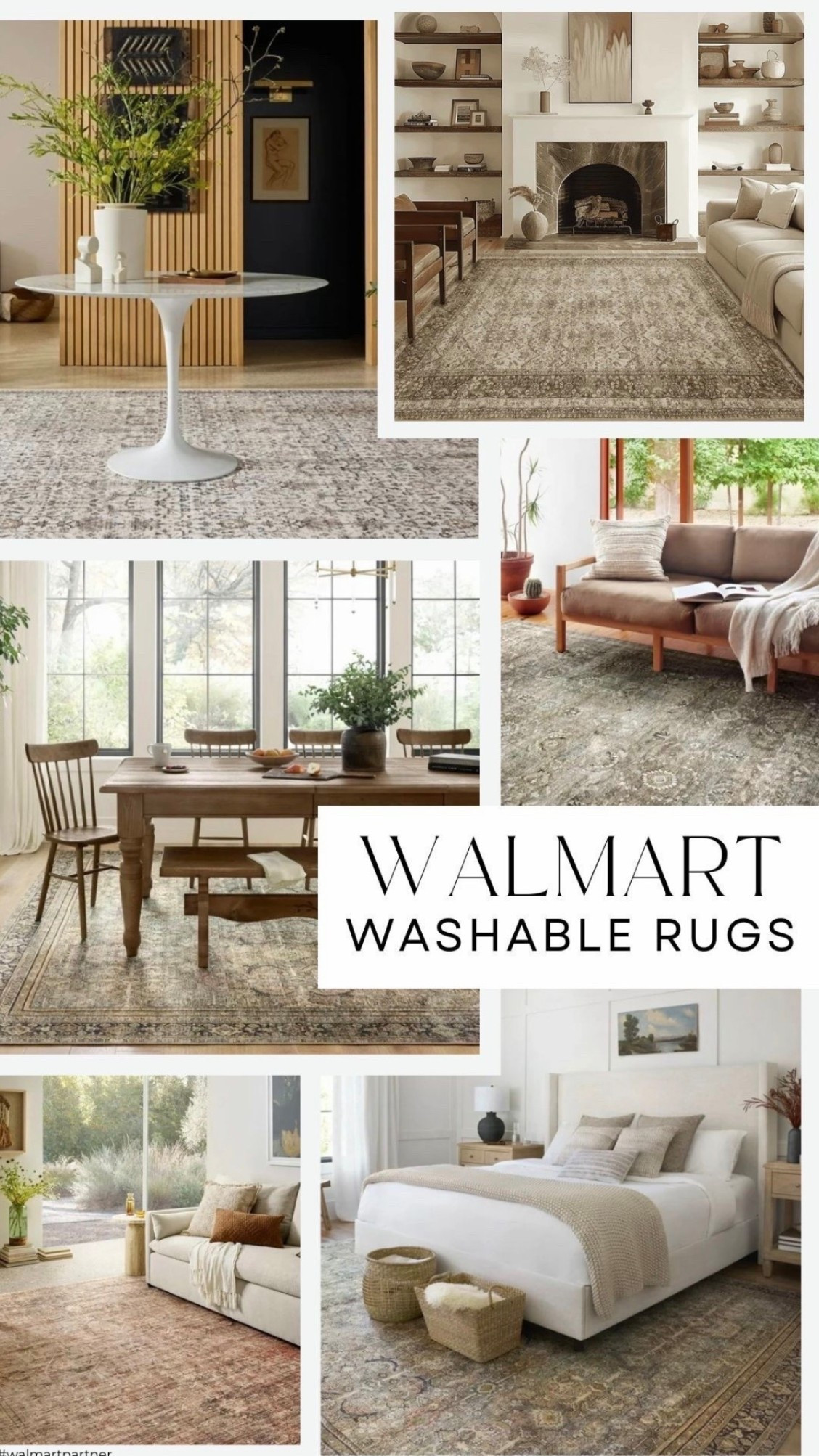 Affordable + Neutral Washable Rugs and theyre all from Walmart! 

Washable Rug, Neutral Rug, Walmart Deals, Walmart Finds 

#LTKFindsUnder100 #LTKHome