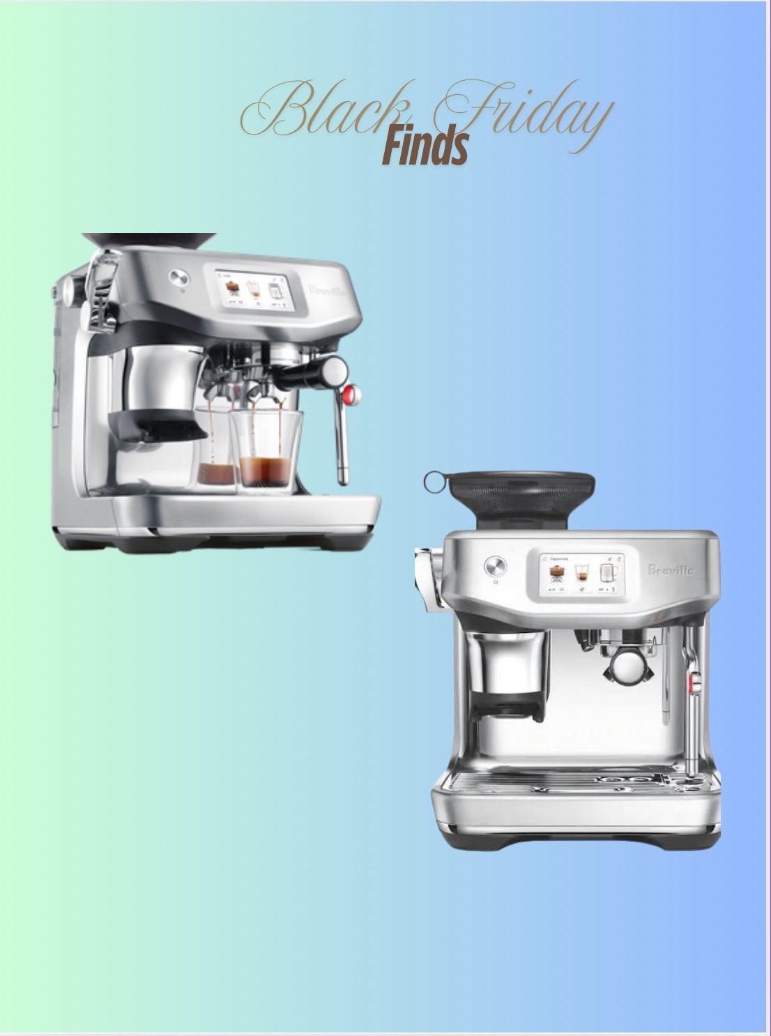 This coffee machine is PRICEY — but if you’ve been eyeing it, now would be the time to purchase - $500 off for Black Friday!

#cyberweek #blackfriday #breville #coffeemachine #espressomachine #holidaygiftguide #christmaswishlist

#LTKHoliday #LTKGiftGuide #LTKCyberWeek