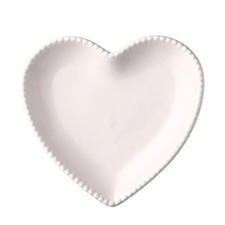Nuolux Heart Plates Plate Ceramic Serving Shaped Tray Dishdessert Salad Dinner Decorative Valenti... | Walmart (US)