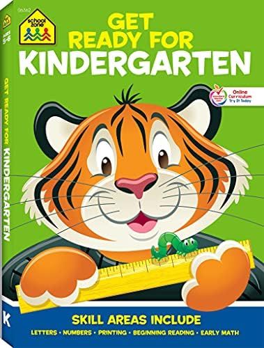 School Zone - Get Ready for Kindergarten Workbook - 256 Pages, Ages 5 to 6, Alphabet, ABCs, Letters, | Amazon (US)