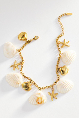 Casa Clara Eva Beach Shell Anklet | Anthropologie (US)