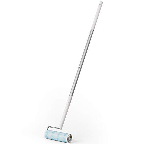 UNIKON 802 Lint Roller Sticky Roller Pet Hair Roller, Long Handle Sticky Mop With 4-Foot Extendable Handle 30 Sheets Roller | Amazon (US)