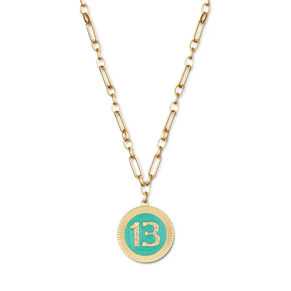 Lucky 13 Green Poker Chip Necklace | HART