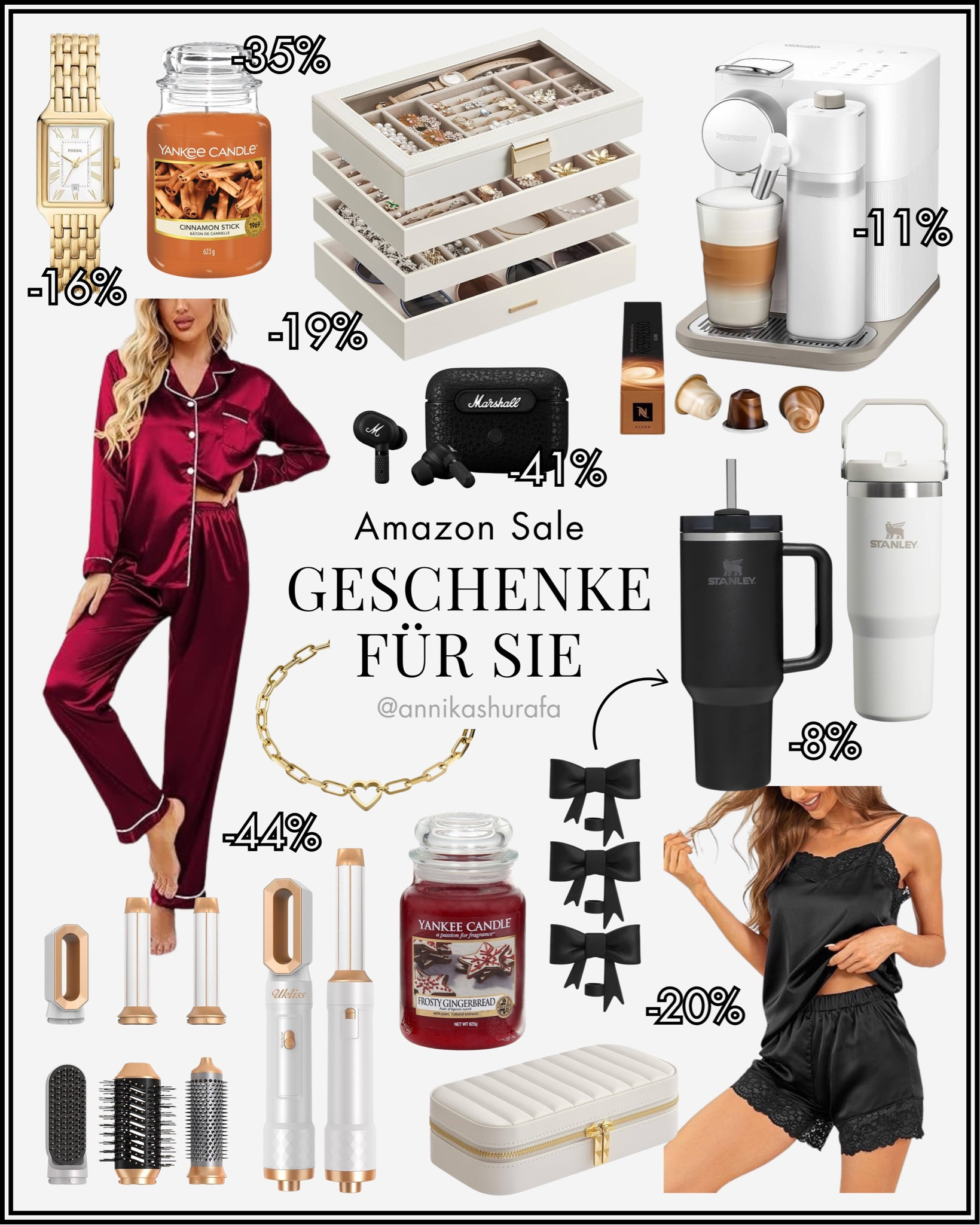 Amazon Geschenkideen für Frauen | Geschenke für Frauen zu Weihnachten, Geschenke für sie, Geschenke für Freundin, Geschenke für Schwester, Gift Guide Christmas, Amazon Gift Guide, Weihnachtsgeschenke für Frauen, Armbanduhr Damen, Yankee Duftkerzen, Amazon Sale, Schmuckaufbewahrung, Kaffeemaschine, Nespresso Kaffeemaschine, Kaffeevollautomat, Marshall Kopfhörer, Stanley Cup, Stanley Becher, Damen Loungewear, Damen Pyjama, Stanley Schleifen Aufsatz, Stanley Bow Straw Cover, Scented Candles, Weihnachtskerzen, Weihnachten Geschenkideen Mädchen, Schminkaufbewahrung mit Spiegel, Lockenstab, Haarstyling Geräte, Glätteeisen, GHD Lockenstab, Dyson Air Wrap, Liebeskind Gold Armband, Geschenke Tipp, Frauen Geschenke

#LTKdeutschland #LTKsale #LTKgiftguide
